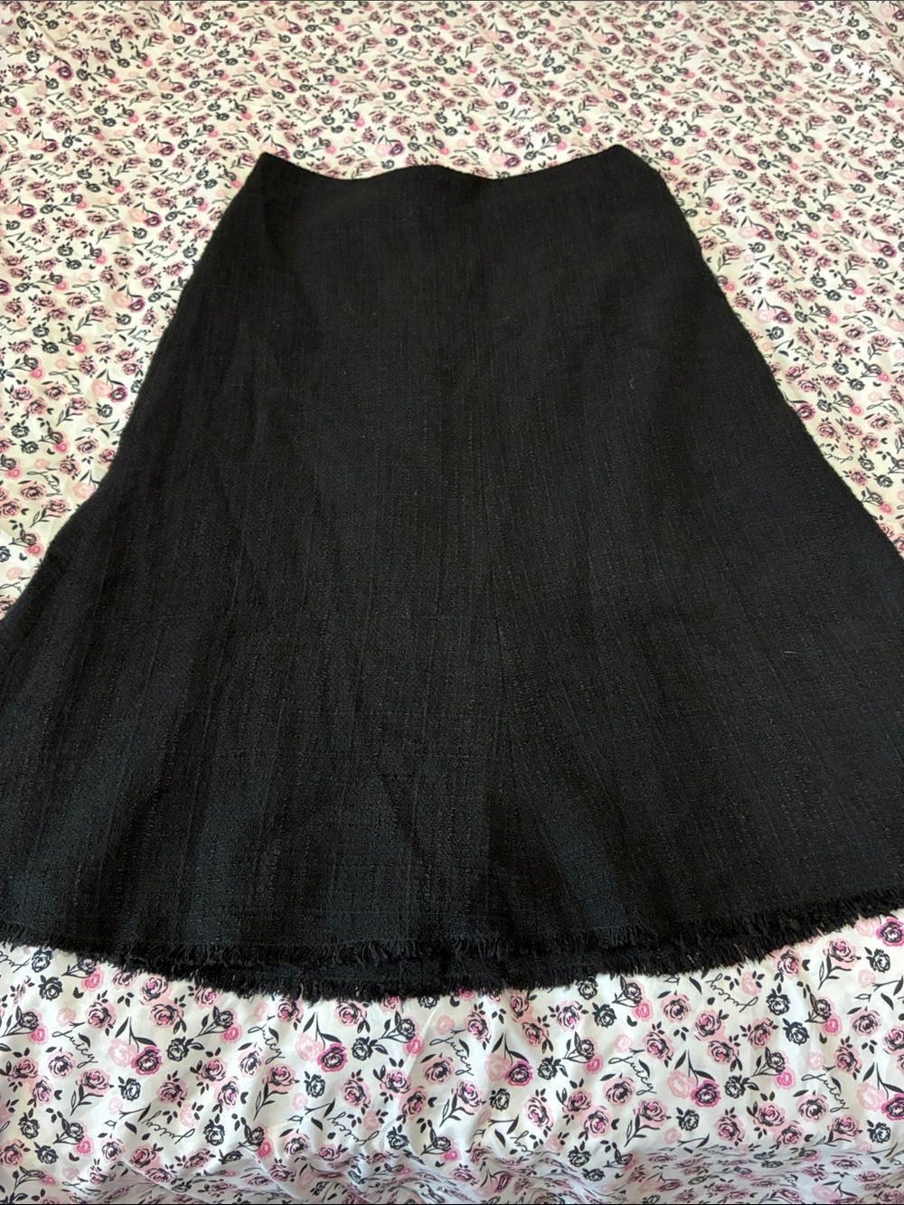 Rebecca Taylor Black A-Line Skirt